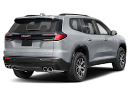 Rear 3/4, facing to the right view of 2025 GMC Acadia