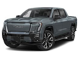 Front 3/4, facing to the left view of 2025 GMC Sierra EV