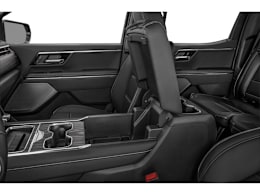 Center Storage Console view of 2025 GMC Sierra EV