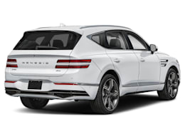 Rear 3/4, facing to the right view of 2025 Genesis GV80