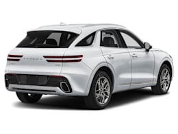 Rear 3/4, facing to the right view of 2025 Genesis GV70