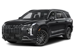 Front 3/4, facing to the left view of 2025 Hyundai Palisade