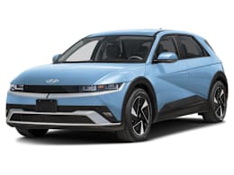 Front 3/4, facing to the left view of 2025 Hyundai Ioniq 5