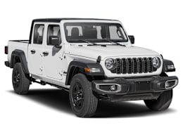 Front 3/4, facing to the right view of 2025 Jeep Gladiator