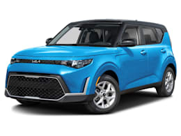 Front 3/4, facing to the left view of 2025 Kia Soul