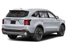 Rear 3/4, facing to the right view of 2025 Kia Sorento