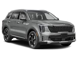 Front 3/4, facing to the right view of 2025 Kia Sorento