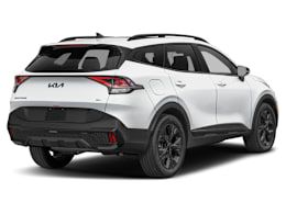 Rear 3/4, facing to the right view of 2025 Kia Sportage Plug-in Hybrid