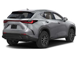 Rear 3/4, facing to the right view of 2025 Lexus NX
