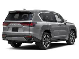 Rear 3/4, facing to the right view of 2025 Lexus LX