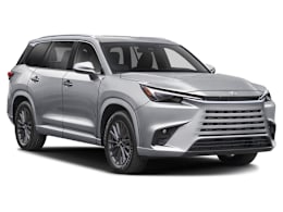 Front 3/4, facing to the right view of 2025 Lexus TX