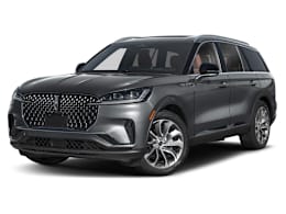 Front 3/4, facing to the left view of 2025 Lincoln Aviator