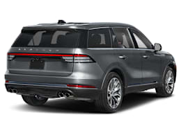 Rear 3/4, facing to the right view of 2025 Lincoln Aviator