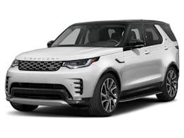 Front 3/4, facing to the left view of 2025 Land Rover Discovery