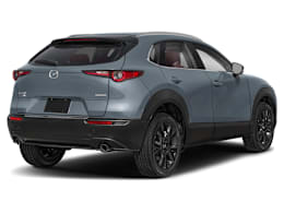 Rear 3/4, facing to the right view of 2025 Mazda CX-30