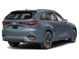 Rear 3/4, facing to the right view of 2025 Mazda CX-70