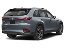Rear 3/4, facing to the right view of 2025 Mazda CX-70