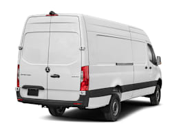 Rear 3/4, facing to the right view of 2025 Mercedes-Benz Sprinter