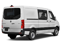 Rear 3/4, facing to the right view of 2025 Mercedes-Benz Sprinter