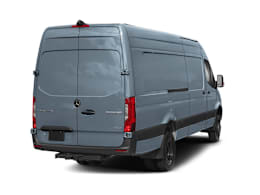 Rear 3/4, facing to the right view of 2025 Mercedes-Benz Sprinter