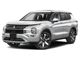 Front 3/4, facing to the left view of 2025 Mitsubishi Outlander
