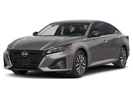 Front 3/4, facing to the left view of 2025 Nissan Altima