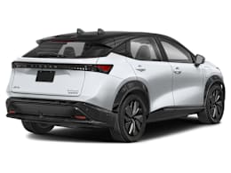 Rear 3/4, facing to the right view of 2025 Nissan Ariya