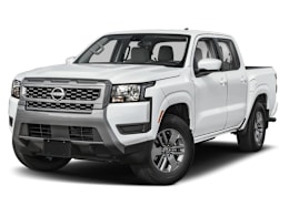 Front 3/4, facing to the left view of 2025 Nissan Frontier