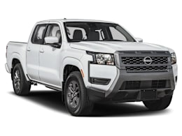Front 3/4, facing to the right view of 2025 Nissan Frontier