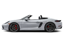 Side Profile, facing to left view of 2025 Porsche 718 Boxster