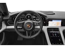 Drivers Dash view of 2025 Porsche Taycan