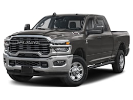 Front 3/4, facing to the left view of 2025 Ram 2500