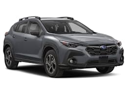 Front 3/4, facing to the right view of 2025 Subaru Crosstrek