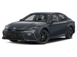 Front 3/4, facing to the left view of 2025 Toyota Camry