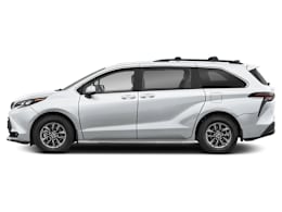 Side Profile, facing to left view of 2025 Toyota Sienna