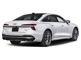 Rear 3/4, facing to the right view of 2026 Audi A6