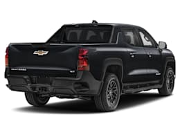 Rear 3/4, facing to the right view of 2026 Chevrolet Silverado EV