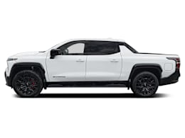 Side Profile, facing to left view of 2026 Chevrolet Silverado EV