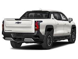 Rear 3/4, facing to the right view of 2026 Chevrolet Silverado EV