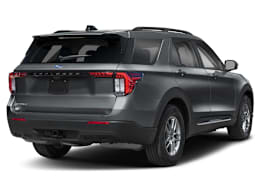 Rear 3/4, facing to the right view of 2026 Ford Explorer