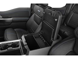 Center Storage Console view of 2026 Ford F-350