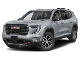 Front 3/4, facing to the left view of 2026 GMC Acadia