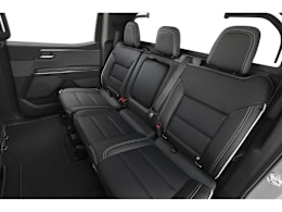 Rear seats view of 2026 GMC Sierra EV
