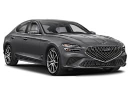 Front 3/4, facing to the right view of 2026 Genesis G70
