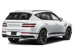 Rear 3/4, facing to the right view of 2026 Genesis GV80