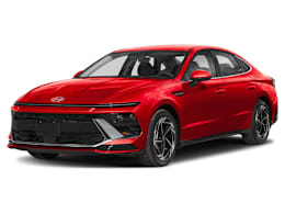 Front 3/4, facing to the left view of 2026 Hyundai Sonata