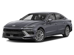 Front 3/4, facing to the left view of 2026 Hyundai Sonata Hybrid