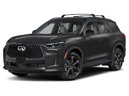 Front 3/4, facing to the left view of 2026 Infiniti QX60