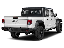 Rear 3/4, facing to the right view of 2026 Jeep Gladiator