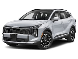 Front 3/4, facing to the left view of 2026 Kia Sportage